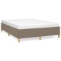 vidaXL Giroletto Grigio Tortora 140x190 cm in Tessuto