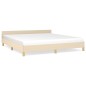 vidaXL Giroletto con Testiera Crema 180x200 cm in Tessuto vidaXL Giroletto con Testiera Crema 180x200 cm in Tessuto