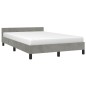 vidaXL Giroletto senza Materasso Grigio Chiaro 120x200 cm Velluto vidaXL Giroletto senza Materasso Grigio Chiaro 120x200 cm Velluto