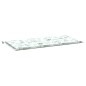 vidaXL Cuscino per Panca a Foglie 120x50x3 cm in Tessuto Oxford