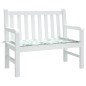 vidaXL Cuscino per Panca a Foglie 120x50x3 cm in Tessuto Oxford
