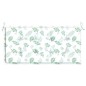 vidaXL Cuscino per Panca a Foglie 120x50x3 cm in Tessuto Oxford