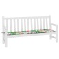 vidaXL Cuscino per Panca da Giardino Multicolore 200x50x3cm in Tessuto vidaXL Cuscino per Panca da Giardino Multicolore 200x50x3cm in Tessuto