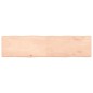 vidaXL Piano per Tavolo 160x40x(2-4) cm Rovere Non Trattato Bordi Vivi vidaXL Piano per Tavolo 160x40x(2-4) cm Rovere Non Trattato Bordi Vivi