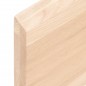 vidaXL Piano per Tavolo 160x40x(2-4) cm Rovere Non Trattato Bordi Vivi vidaXL Piano per Tavolo 160x40x(2-4) cm Rovere Non Trattato Bordi Vivi