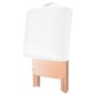 vidaXL Sgabello da Massaggio Pieghevole Spessore Sedile 12 cm Bianco vidaXL Sgabello da Massaggio Pieghevole Spessore Sedile 12 cm Bianco