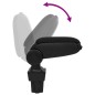 vidaXL Bracciolo per Auto Nero 11,5x32x(30-50) cm in ABS vidaXL Bracciolo per Auto Nero 11,5x32x(30-50) cm in ABS