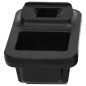 vidaXL Bracciolo per Auto Nero 14x33x(30-45,5) cm in ABS vidaXL Bracciolo per Auto Nero 14x33x(30-45,5) cm in ABS