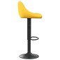 vidaXL Sgabelli da Bar 2 pz Giallo Senape in Velluto vidaXL Sgabelli da Bar 2 pz Giallo Senape in Velluto