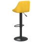 vidaXL Sgabelli da Bar 2 pz Giallo Senape in Velluto vidaXL Sgabelli da Bar 2 pz Giallo Senape in Velluto