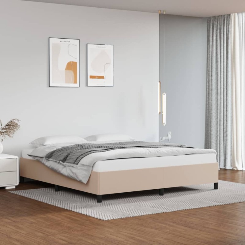 vidaXL Giroletto Cappuccino 160x200 cm in Similpelle vidaXL Giroletto Cappuccino 160x200 cm in Similpelle