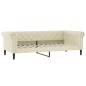 vidaXL Letto da Giorno Crema 90x200 cm in Similpelle vidaXL Letto da Giorno Crema 90x200 cm in Similpelle