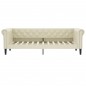 vidaXL Letto da Giorno Crema 90x200 cm in Similpelle vidaXL Letto da Giorno Crema 90x200 cm in Similpelle
