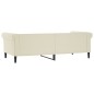 vidaXL Letto da Giorno Crema 90x200 cm in Similpelle vidaXL Letto da Giorno Crema 90x200 cm in Similpelle