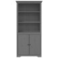 vidaXL Libreria BODO 82x40x173 cm in Legno Massello di Pino Grigio vidaXL Libreria BODO 82x40x173 cm in Legno Massello di Pino Grigio