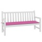 vidaXL Cuscino per Panca da Giardino Rosa 150x50x3cm in Tessuto Oxford