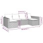 vidaXL Set Divani da Giardino 2 pz con Cuscini in Polyrattan Marrone vidaXL Set Divani da Giardino 2 pz con Cuscini in Polyrattan Marrone