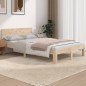 vidaXL Giroletto 120x190 cm 4FT Small Double in Legno Massello di Pino vidaXL Giroletto 120x190 cm 4FT Small Double in Legno Massello di Pino