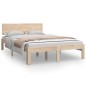 vidaXL Giroletto 120x190 cm 4FT Small Double in Legno Massello di Pino vidaXL Giroletto 120x190 cm 4FT Small Double in Legno Massello di Pino