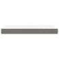 vidaXL Materasso a Molle Insacchettate Grigio Scuro 90x200x20 cm vidaXL Materasso a Molle Insacchettate Grigio Scuro 90x200x20 cm