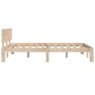 vidaXL Giroletto 120x190 cm 4FT Small Double in Legno Massello di Pino vidaXL Giroletto 120x190 cm 4FT Small Double in Legno Massello di Pino
