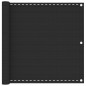 vidaXL Paravento da Balcone HDPE 90x600 cm Antracite