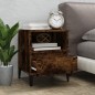 Comodino Rovere Fumo 40x35x50 cm