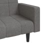 vidaXL Divano Letto a 2 Posti con 2 Cuscini Grigio Chiaro in Tessuto vidaXL Divano Letto a 2 Posti con 2 Cuscini Grigio Chiaro in Tessuto