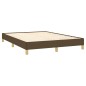 vidaXL Giroletto Marrone Scuro 140x200 cm in Tessuto vidaXL Giroletto Marrone Scuro 140x200 cm in Tessuto