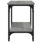 Tavolino Grigio Sonoma 40x30x42 cm in Legno Multistrato