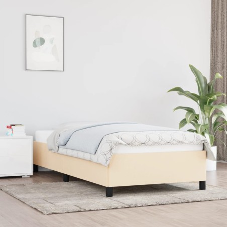vidaXL Giroletto Crema 100x200 cm in Tessuto