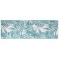vidaXL Tappeto da Esterno Aqua e Bianco 80x250 cm Design Reversibile vidaXL Tappeto da Esterno Aqua e Bianco 80x250 cm Design Reversibile