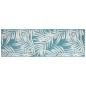 vidaXL Tappeto da Esterno Aqua e Bianco 80x250 cm Design Reversibile vidaXL Tappeto da Esterno Aqua e Bianco 80x250 cm Design Reversibile