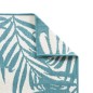 vidaXL Tappeto da Esterno Aqua e Bianco 80x250 cm Design Reversibile vidaXL Tappeto da Esterno Aqua e Bianco 80x250 cm Design Reversibile