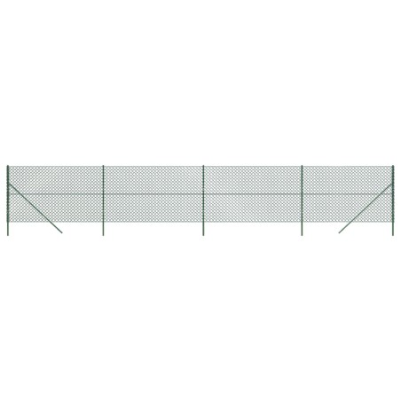 vidaXL Recinzione a Rete Verde 2,2x10 m