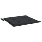 vidaXL Cuscini per Sedia 6 pz Neri 50x50x3 cm in Tessuto Oxford