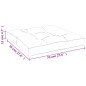 vidaXL Cuscino per Pallet a Quadri Rossi 70x70x12 cm in Tessuto