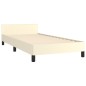 vidaXL Giroletto con Testiera Crema 80x200 cm in Similpelle vidaXL Giroletto con Testiera Crema 80x200 cm in Similpelle