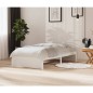 vidaXL Giroletto Bianco 100x200 cm in Legno Massello di Pino vidaXL Giroletto Bianco 100x200 cm in Legno Massello di Pino