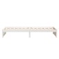 vidaXL Giroletto Bianco 100x200 cm in Legno Massello di Pino vidaXL Giroletto Bianco 100x200 cm in Legno Massello di Pino