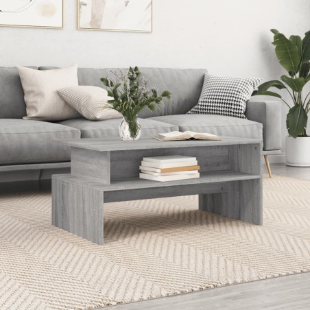 vidaXL Tavolino Salotto Grigio Sonoma 90x55x42,5 cm Legno Multistrato