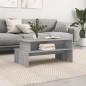 vidaXL Tavolino Salotto Grigio Sonoma 90x55x42,5 cm Legno Multistrato