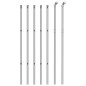 vidaXL Recinzione a Rete Argento 1x10 m vidaXL Recinzione a Rete Argento 1x10 m
