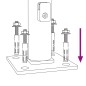 vidaXL Recinzione a Rete con Flangia Argento 0,8x10 m vidaXL Recinzione a Rete con Flangia Argento 0,8x10 m
