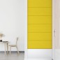 vidaXL Pannelli Murali 12 pz Giallo chiaro 90x30 cm in Tessuto 3,24 m² vidaXL Pannelli Murali 12 pz Giallo chiaro 90x30 cm in Tessuto 3,24 m²