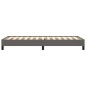 vidaXL Giroletto Grigio 90x190 cm in Similpelle