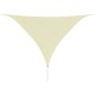 vidaXL Parasole a Vela Oxford Triangolare 5x5x5 m Crema vidaXL Parasole a Vela Oxford Triangolare 5x5x5 m Crema