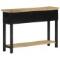 vidaXL Tavolo Consolle 110x30x75 cm in Legno Massello Grezzo di Mango vidaXL Tavolo Consolle 110x30x75 cm in Legno Massello Grezzo di Mango