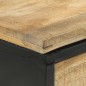 vidaXL Tavolo Consolle 110x30x75 cm in Legno Massello Grezzo di Mango vidaXL Tavolo Consolle 110x30x75 cm in Legno Massello Grezzo di Mango