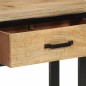 vidaXL Tavolo Consolle 110x30x75 cm in Legno Massello Grezzo di Mango vidaXL Tavolo Consolle 110x30x75 cm in Legno Massello Grezzo di Mango